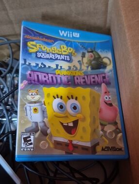 SpongeBob SquarePants: Plankton's Robotic Revenge (Wii U) - Blue Case